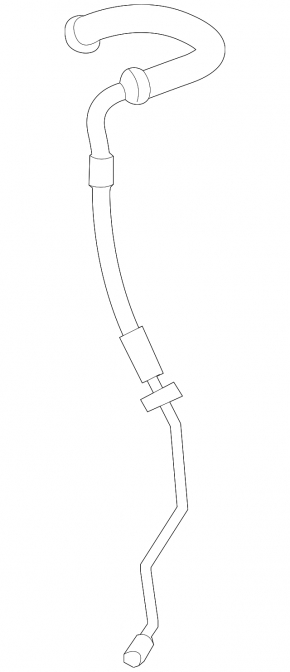 Brake hose front left Porsche Cayenne 958 11-16