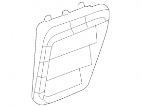 Ventilation shield right Kia Soul 14-19