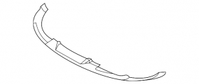 Porsche Taycan 20-26 front bumper lip
