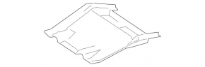 Rear engine guard for Mercedes X164 GL W164 ML