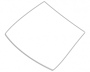 Mercedes W213 E 17-20 windshield for 1 camera