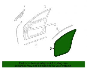 Mercedes W221 front left door seal