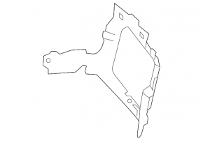 Left exhaust tip bracket for Land Rover Range Rover Velar 18-25
