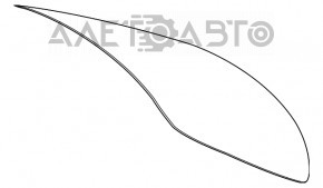 Rear window for Mercedes CLA 14-19
