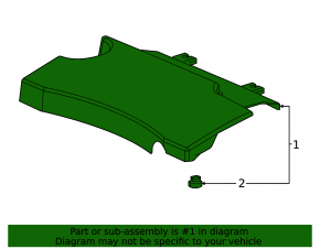 Honda Clarity 18-21 usa engine cover