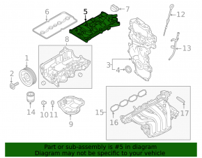 Valve cover Nissan Sentra 20-23