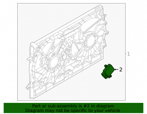 Nissan Rogue 21-21 2.5 Cooling Fan Computer
