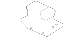 Parking button Nissan Rogue 21-23