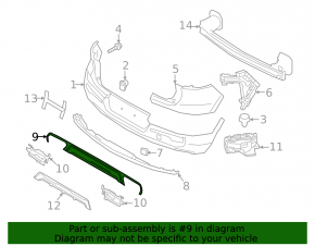 Volvo XC40 19-22 R-Design Rear Bumper Lip, Ultimate