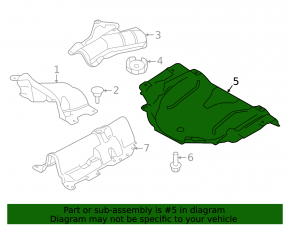Thermal protection of the trunk trough Volvo XC90 16-22