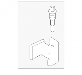 Door hinge lower front left Mini Cooper Countryman R60 10-16