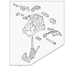 Gearbox shifter Kia Sorento 19-20