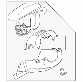 Nissan Ariya 23-25 Steering Column Cover