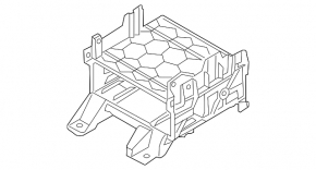 TRUNK-MOUNTED RADIO RECEIVER bracket Audi A6 C7 12-18