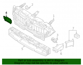 BMW 5 G60 24-26 Radar Cruise Control Mount