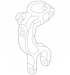 Front left shock absorber fork Genesis G80 18-20 3.3, AWD, sport