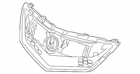 2016-18 Acura RDX Grille Base