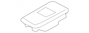 Isofix rear seat plug for Toyota Camry v70 18-24 black