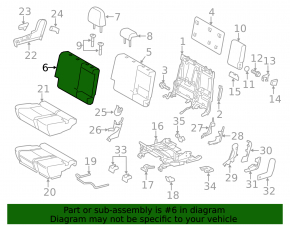 Rear seats, 2nd row, Toyota Prius V 12-14, beige velour, missing left headrest, needs cleaning