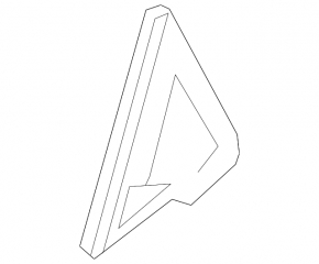 Door trim triangle rear left Hyundai Elantra AD 17-20