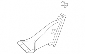 Front bumper air duct, right, Kia Niro 19-22 EV