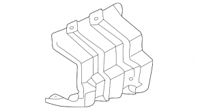 Right rear bumper mount for Hyundai Santa Fe 21-23 hybrid