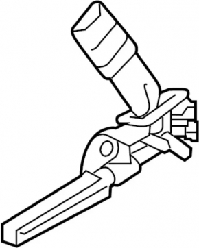 Driver's seat belt tensioner Infiniti Q50 14-20 beige