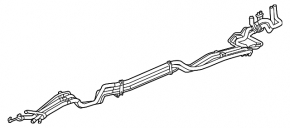 Air Conditioner Hose Rear Row Toyota Highlander 17-19 Rear
