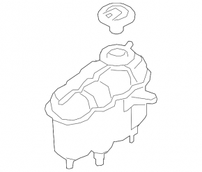 Cooling expansion tank Audi A5 F5 17- OEM