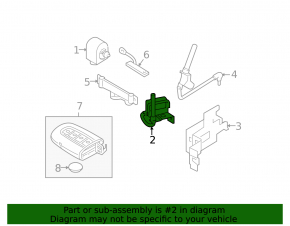 KEYLESS ENTRY ANTENNA RECIEVER Hyundai Sonata 11-14