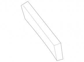 Rear bumper reflector right Mercedes W166 ML/GLE 12-19