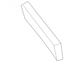 Rear bumper reflector right Mercedes W166 ML/GLE 12-19