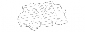 Cover of distribution plate of battery under hood left Mercedes W167 GLE 350 450 20-24