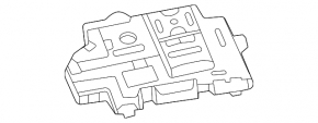 Cover of distribution plate of battery under hood left Mercedes W167 GLE 350 450 20-24