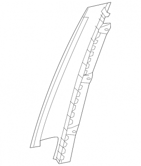 Door trim, rear left, front, side, Mercedes H247 GLA 20-26