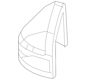 Left mirror cover Mercedes Metris W447 16-23