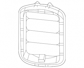 Left ventilation shield Mazda CX-50 23-26
