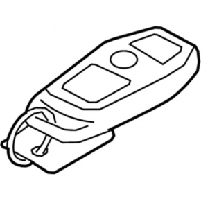 Lincoln MKZ 17-20 smart key, 5 buttons 868MHZ