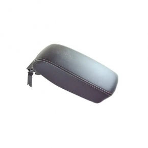 Armrest Jeep Cherokee KL 14-18 black leather, white stitching