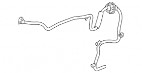 Battery cable through the entire body of Chevrolet Camaro 16-23