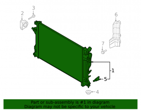 Kia Forte 2019-2020 2.0 Water Cooling Radiator