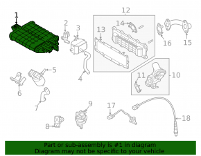 Hyundai Elantra 21-26 carbon canister absorber