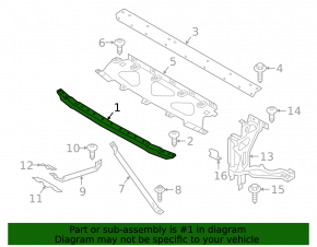 TV bar upper front BMW X7 G07 19-