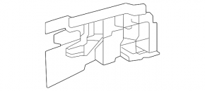 Right front bumper air duct for Toyota Land Cruiser 24-26