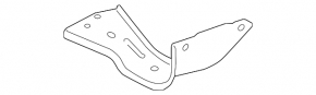 Front left fender bracket VW Passat b7 12-15 USA