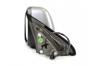Left side mirror assembly for Jeep Grand Cherokee WK2 14-22, 5 pins, heated, silver, scratches