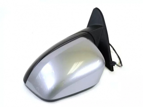 Left side mirror assembly for Jeep Grand Cherokee WK2 14-22, 5 pins, heated, silver, scratches