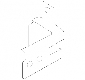 Door hinge lower rear right Subaru Outback 15-19