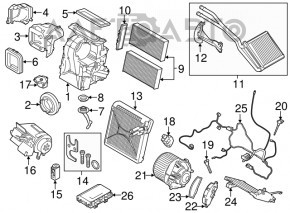AC HEAT CLIMATE CONTROL MODULE BMW X2 F39 18-23