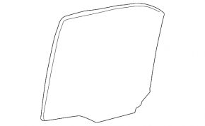 Rear left door glass for Toyota Camry v30 2.4